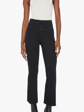 MOTHER The Hustler Ankle Black High-Rise